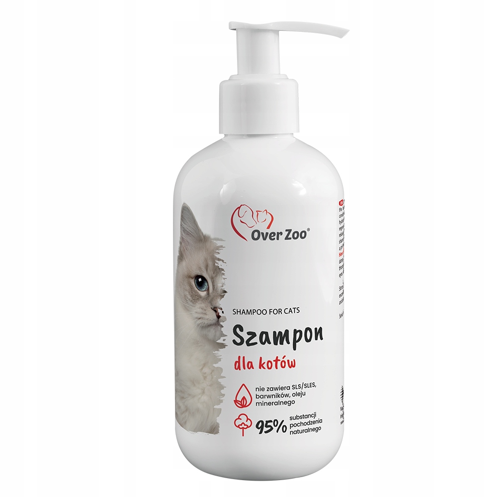szampon wybielający dla kota