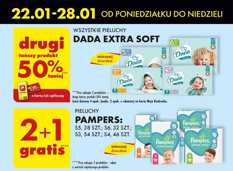 pampers dada promocja w biedronce