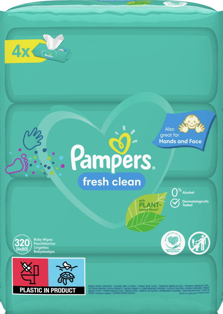 chusteczki pampers freshclean