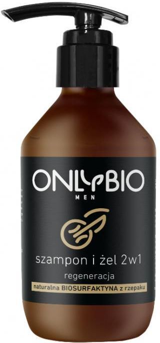 szampon i żel 2w1 men regeneracja 250 ml onlybio