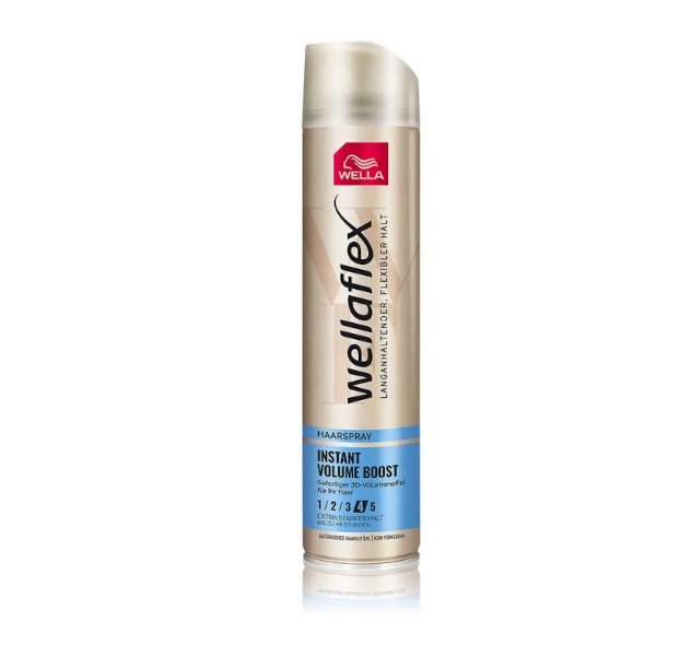 wellaflex instant volume boost lakier do włosów dodaje objętości