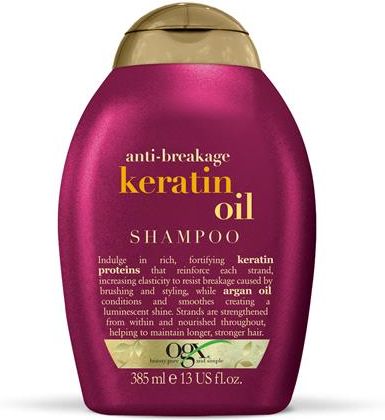 organix szampon wygładzający z brazylijską keratyną 385ml