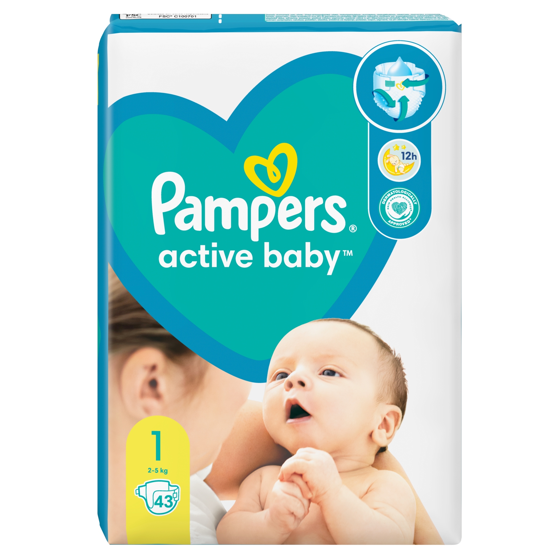 pampers 43 szt