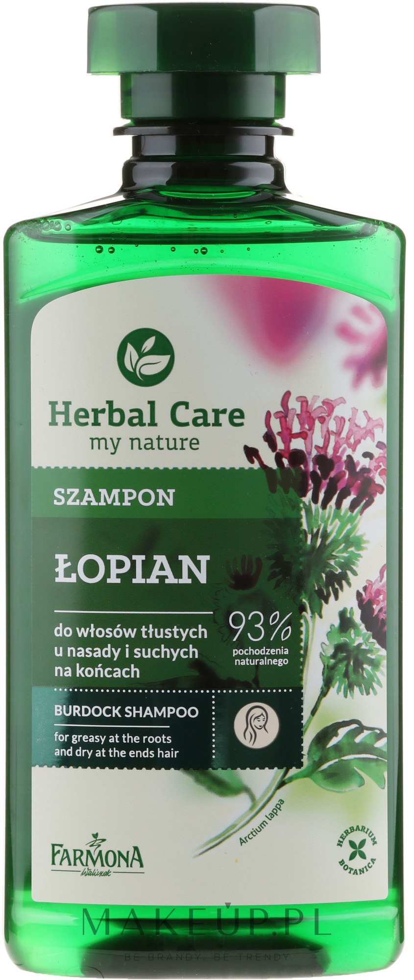 herbal care szampon łopian