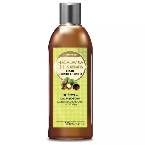 glyskincare szampon do włosów z olejem makadamia i keratyną 250ml