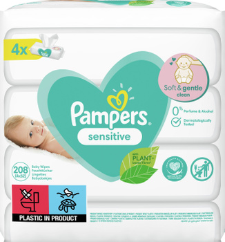 chusteczki pampers sensitive 1x56