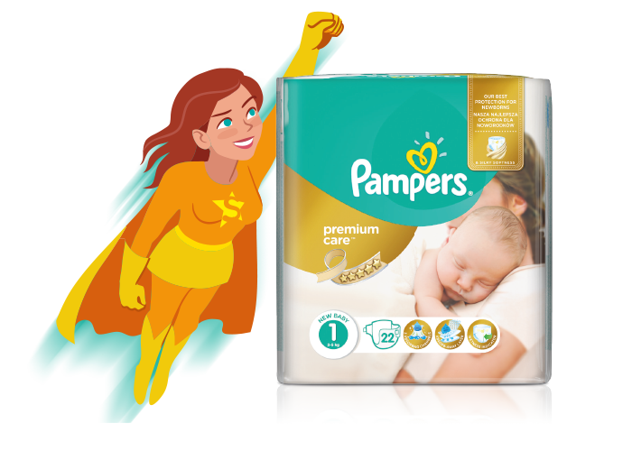 idealna super mama pieluszki pampers