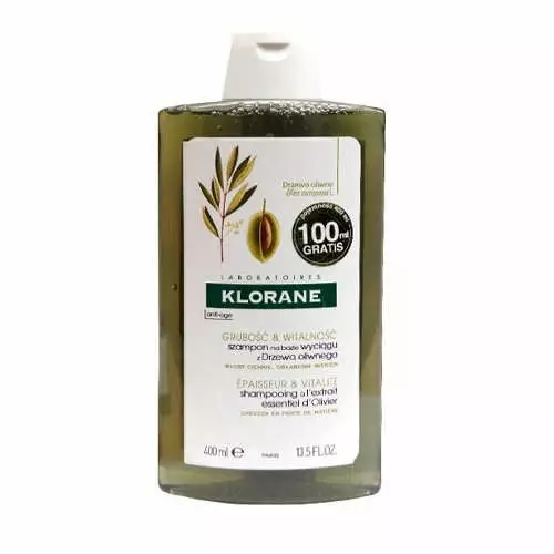 szampon na bazie wyciągu z drzewa oliwnego