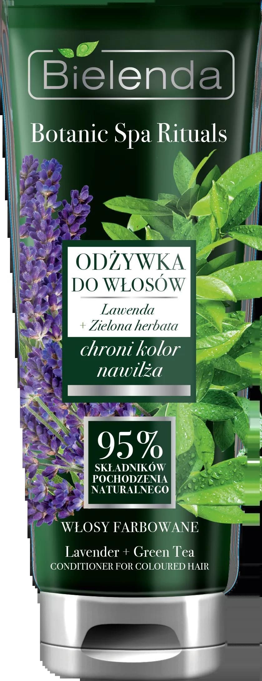 otanic spa rituals lawenda zielona herbata odżywka do włosów farbowanych