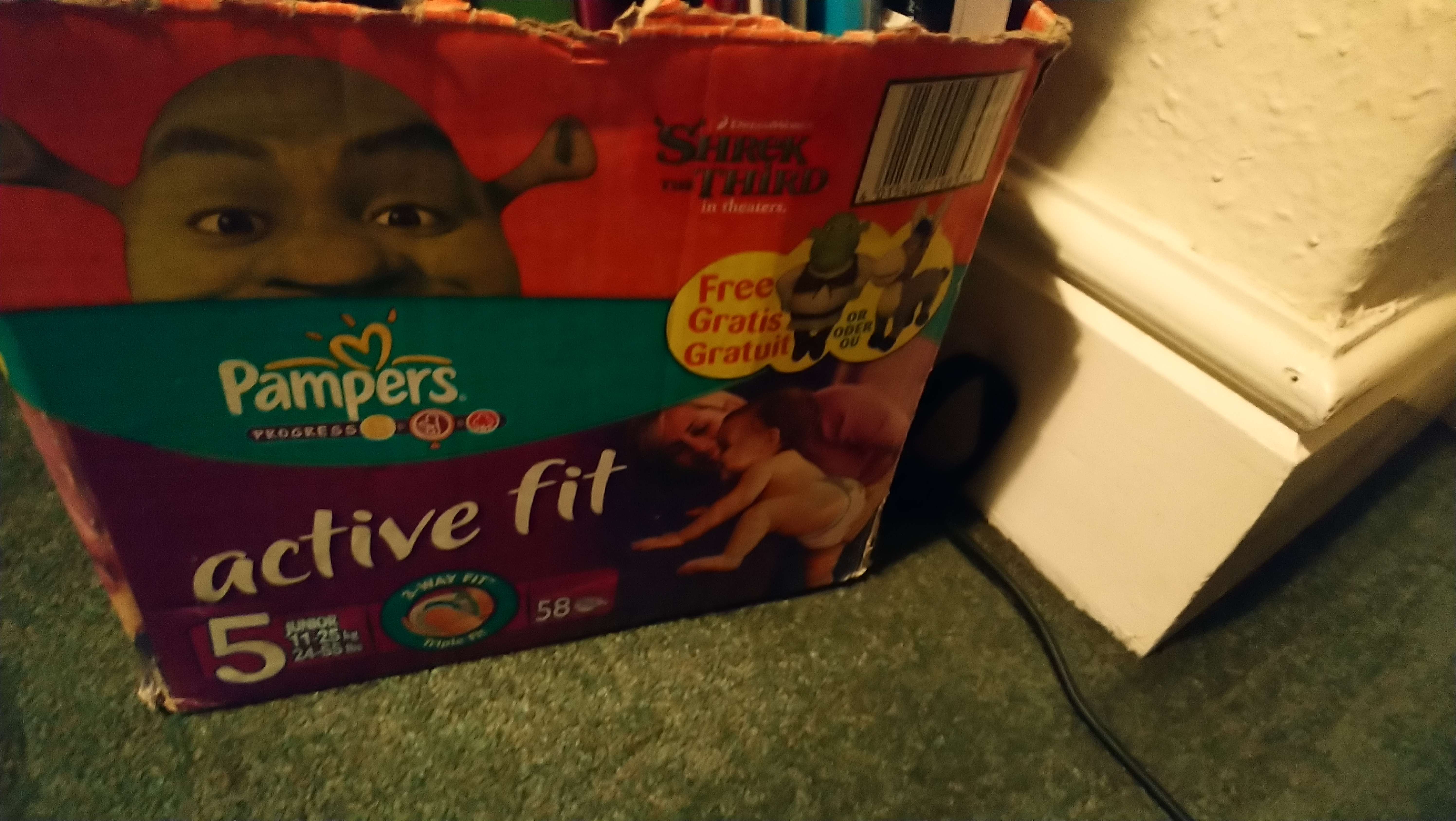 shrek pampers