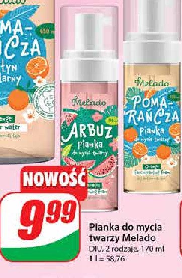 pianka arbuzove do mycia twarzy