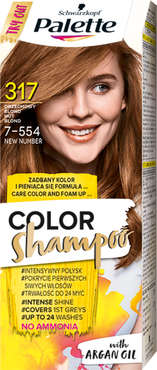 szampon koloryzujacy włosów schwarzkopf palette