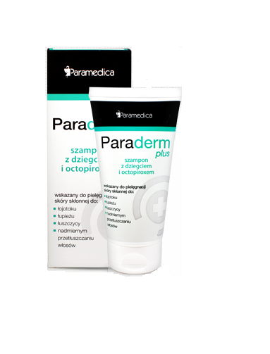 paraderm+ szampon z dziegciem i octopiroxem