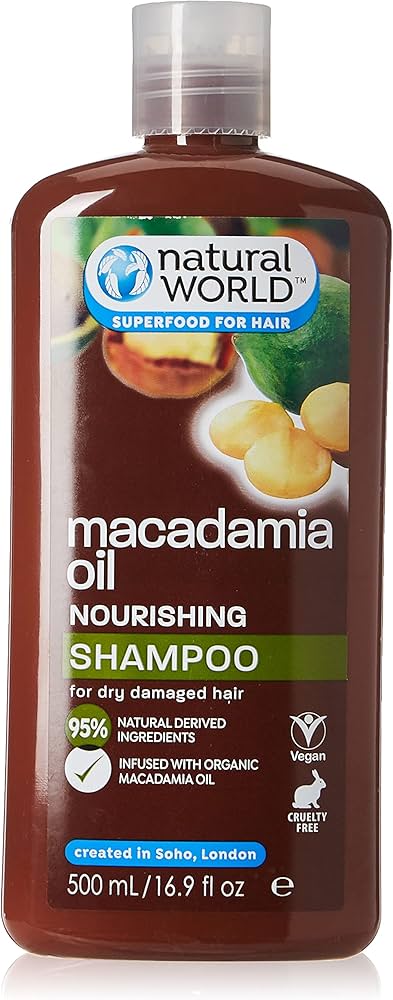 natural world macadamia oil ultra nourishing odżywczy szampon do włosów