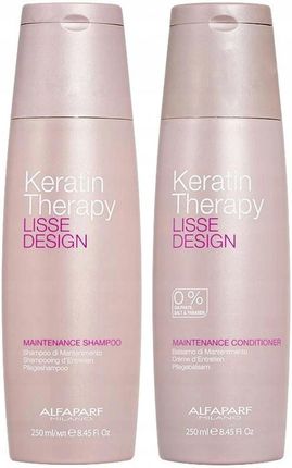 szampon i odżywka po keratynowym prostowaniu 1000ml keratin therapy