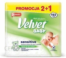 ceneo velvet baby sensitive chusteczki nawilżane 64 szt