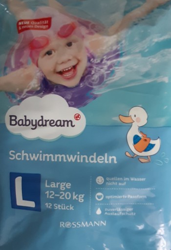 babydream pieluszki do pływania dla dzieci large 12-20 kg opinie