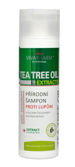 szampon z ekstraktu z drzewa herbacianego