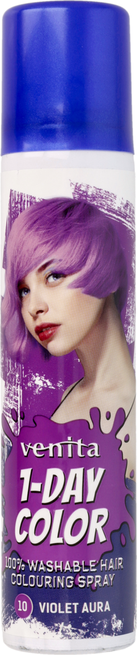 fioletowy lakier do włosów