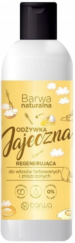 barwa naturalna odżywka do włosów regenerująca jajeczna