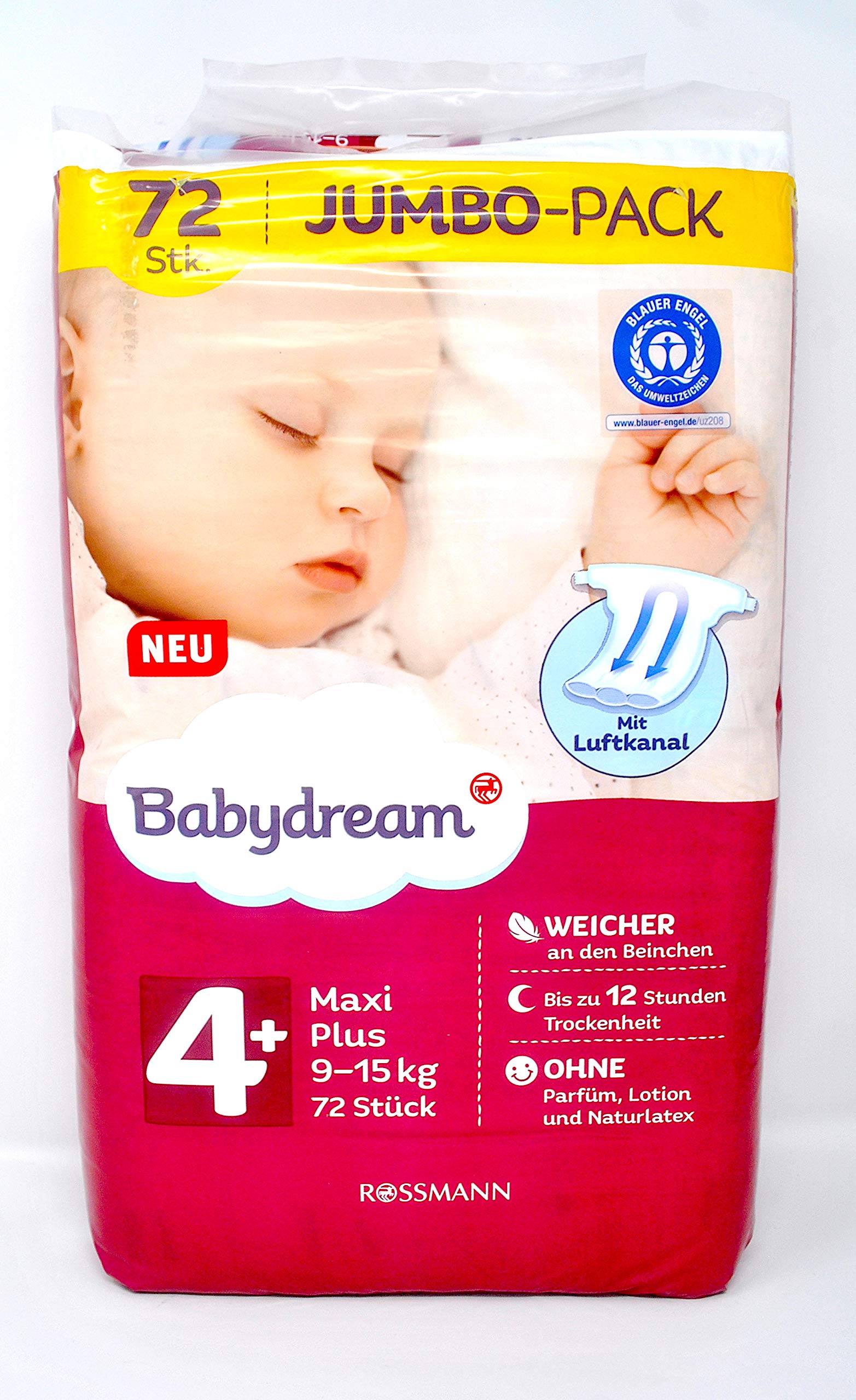 babydream maxi plus 4+ pieluchy opinie