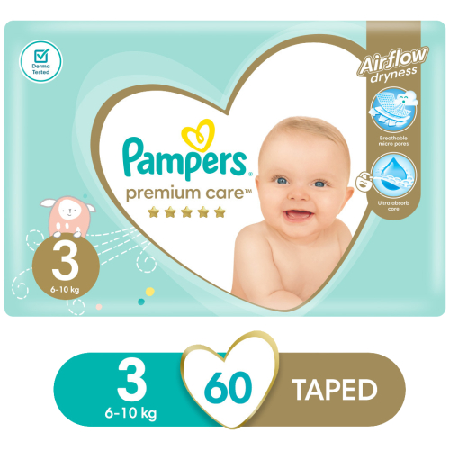 pampers premium care 3 60 szt superpgarm