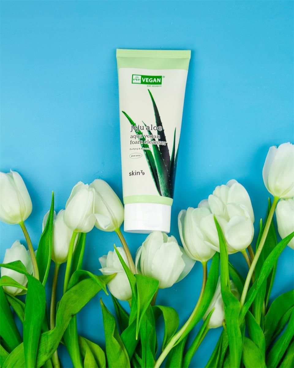 skin79 aloe aqua cleansing foam kremowa pianka do mycia twarzy