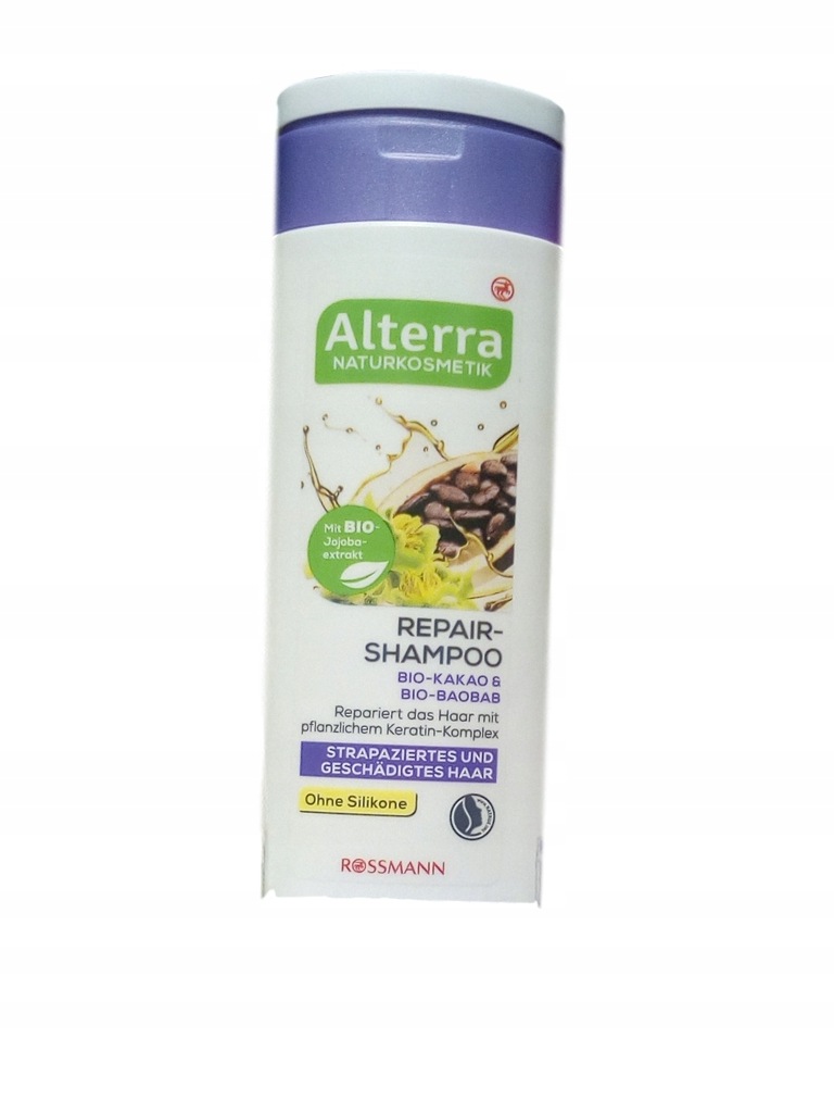 alterra bio szampon do włosów kakao & baoab
