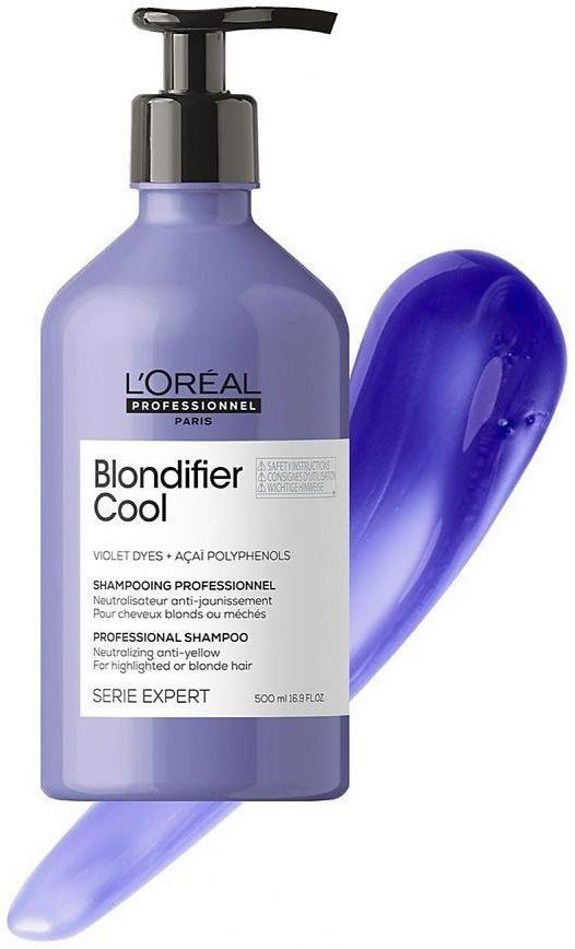 loreal blondifier cool szampon chłodny blond 500ml