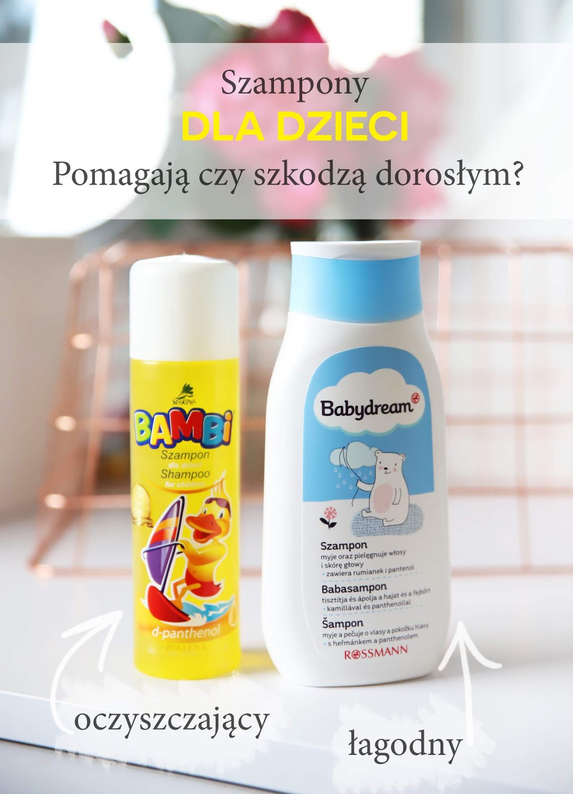 szampon dla dzieci łatwo spłukiwany