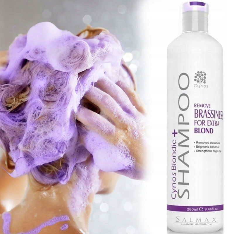 koncentrat szampon z fioletem