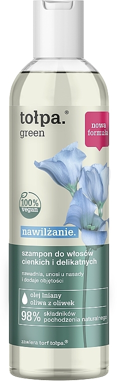 tołpa green nawilżanie szampon