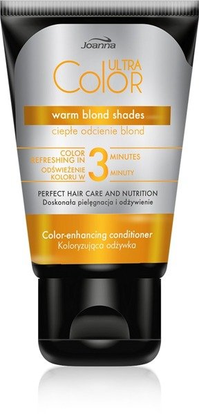 joanna ultra color odżywka do włosów koloryzująca ciepłe odcienie blond