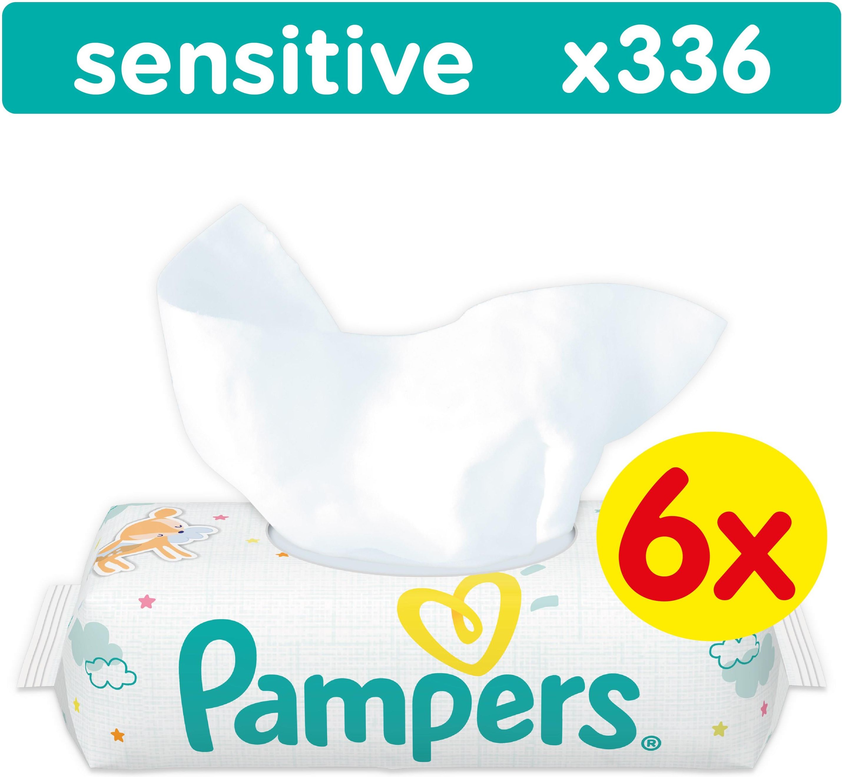 chusteczki pampers sensitive 56