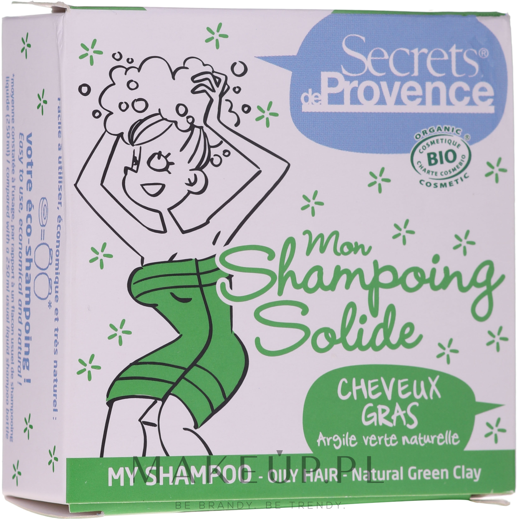 secrets de provence szampon w kostce do włosów tłustych