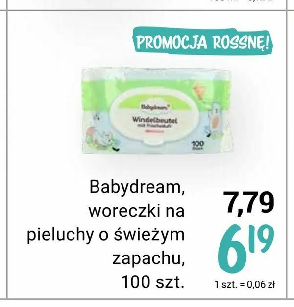 babydream pieluchy zapach