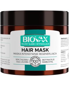 biovax odżywka do włosów słabych ze skłonnością do wypadania