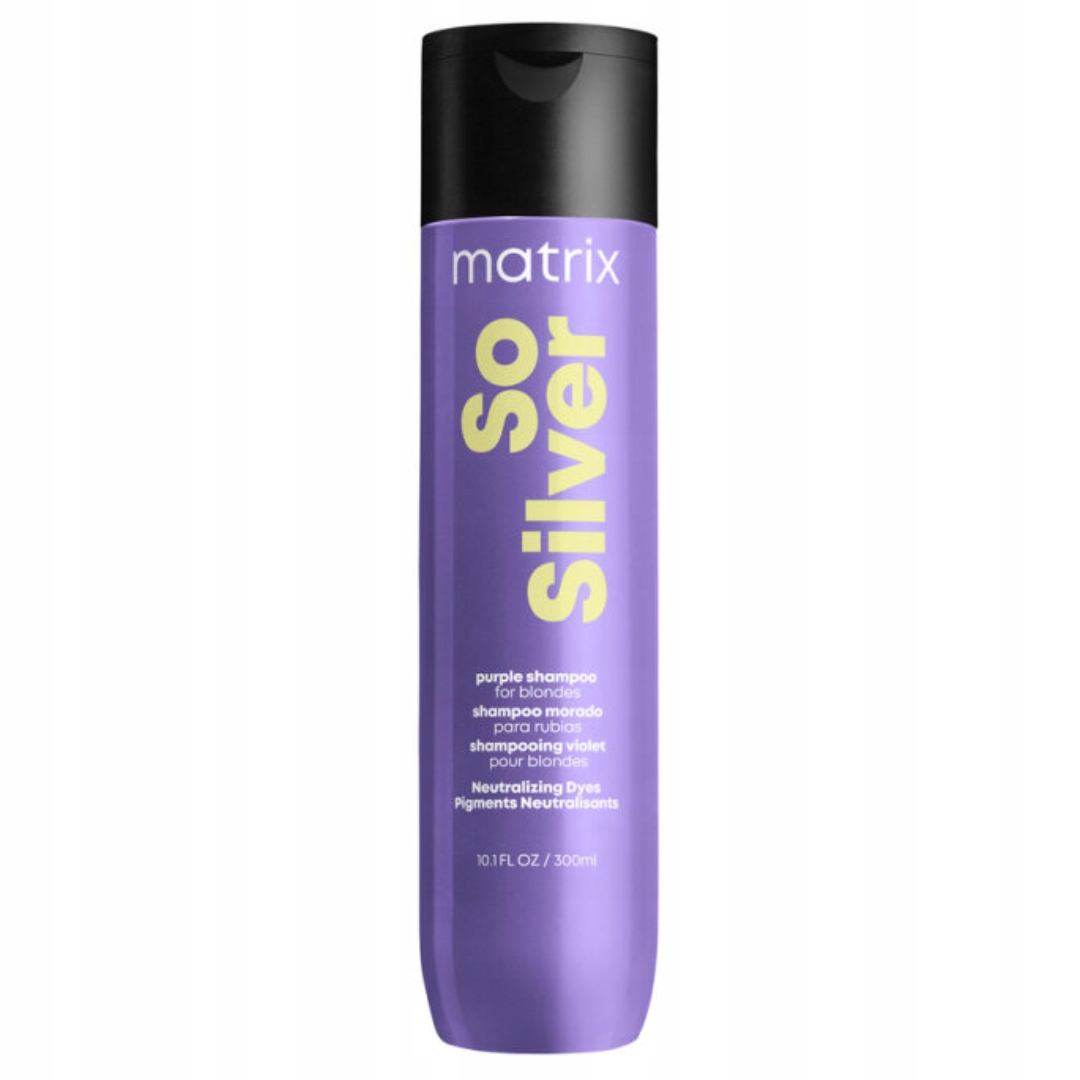 fioletowy szampon do włosów blond matrix