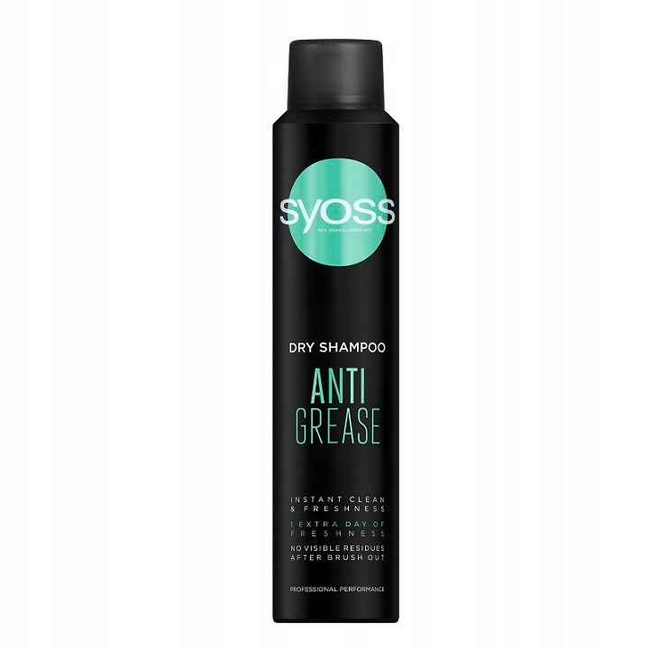 syoss anti-grease suchy szampon do włosów 200 ml