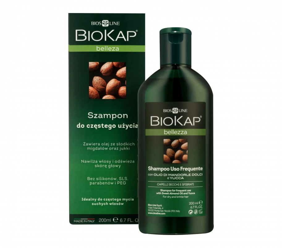 biokap bellezza szampon do włosów tłustych 200 ml