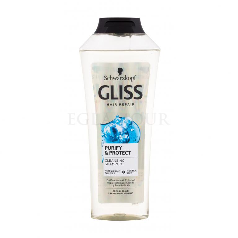 gliss purify&protect szampon włosy przetłuszczające się