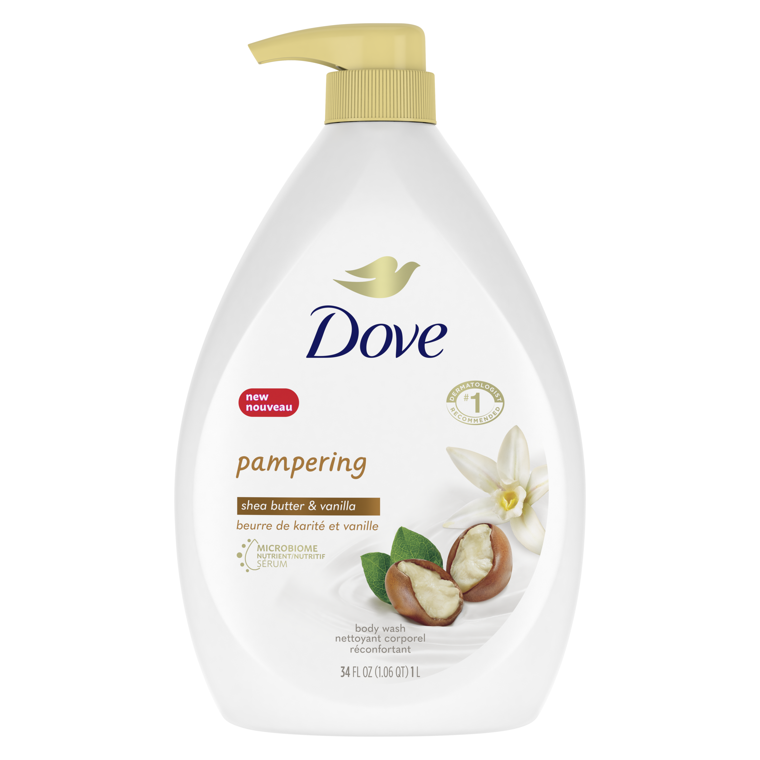 dove purely pampering nourishing body wash