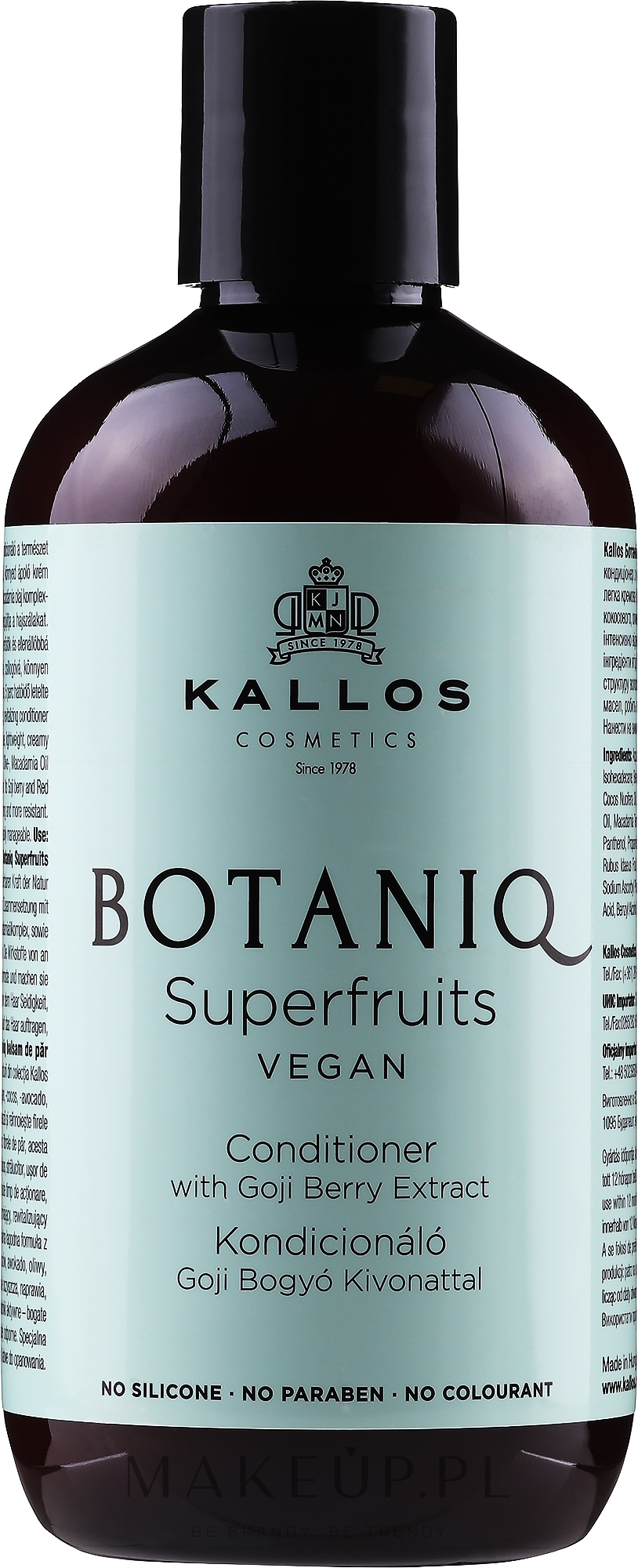 kallos botaniq superfruits wzmacniająca odżywka w sprayu do włosów