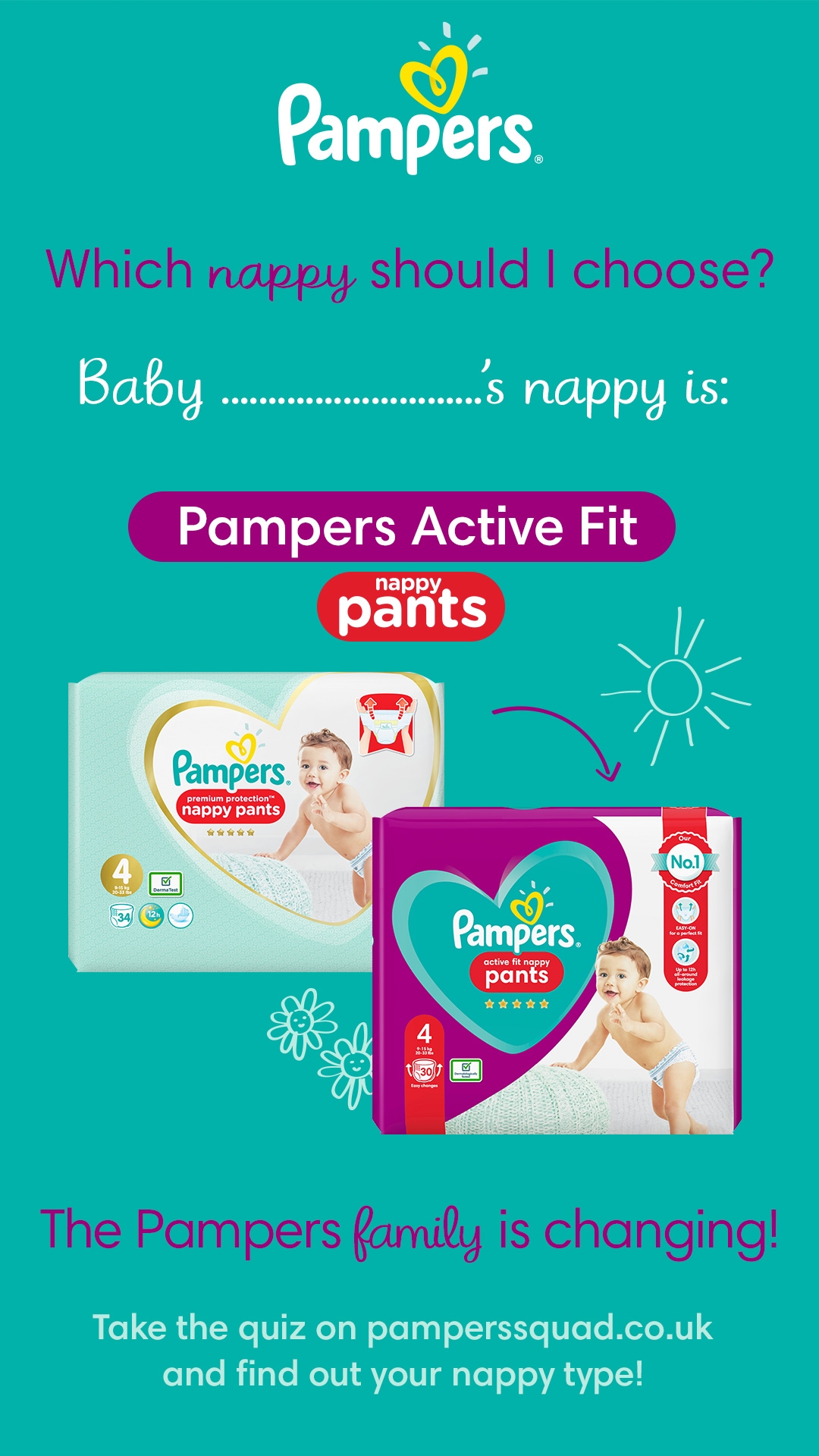 pampers activr vs pants