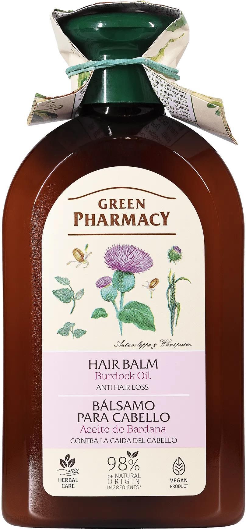 green pharmacyherbal carebalsam do włosów przeciw wypadaniu olejek łopianowy