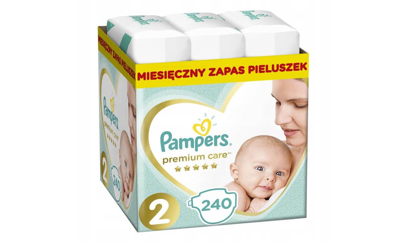 pampers premium care 2 zapas na miesiac