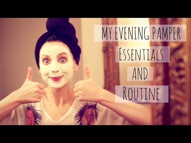 zoella pamper evening