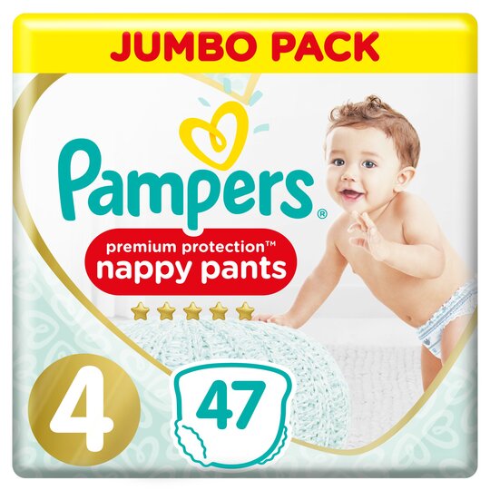 tesco pampers pants 4