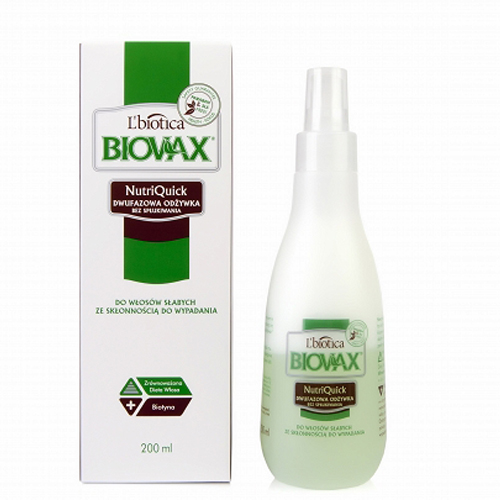 biovax odżywka dwufazowa do włosów słabych ze skłonnością do wypadania