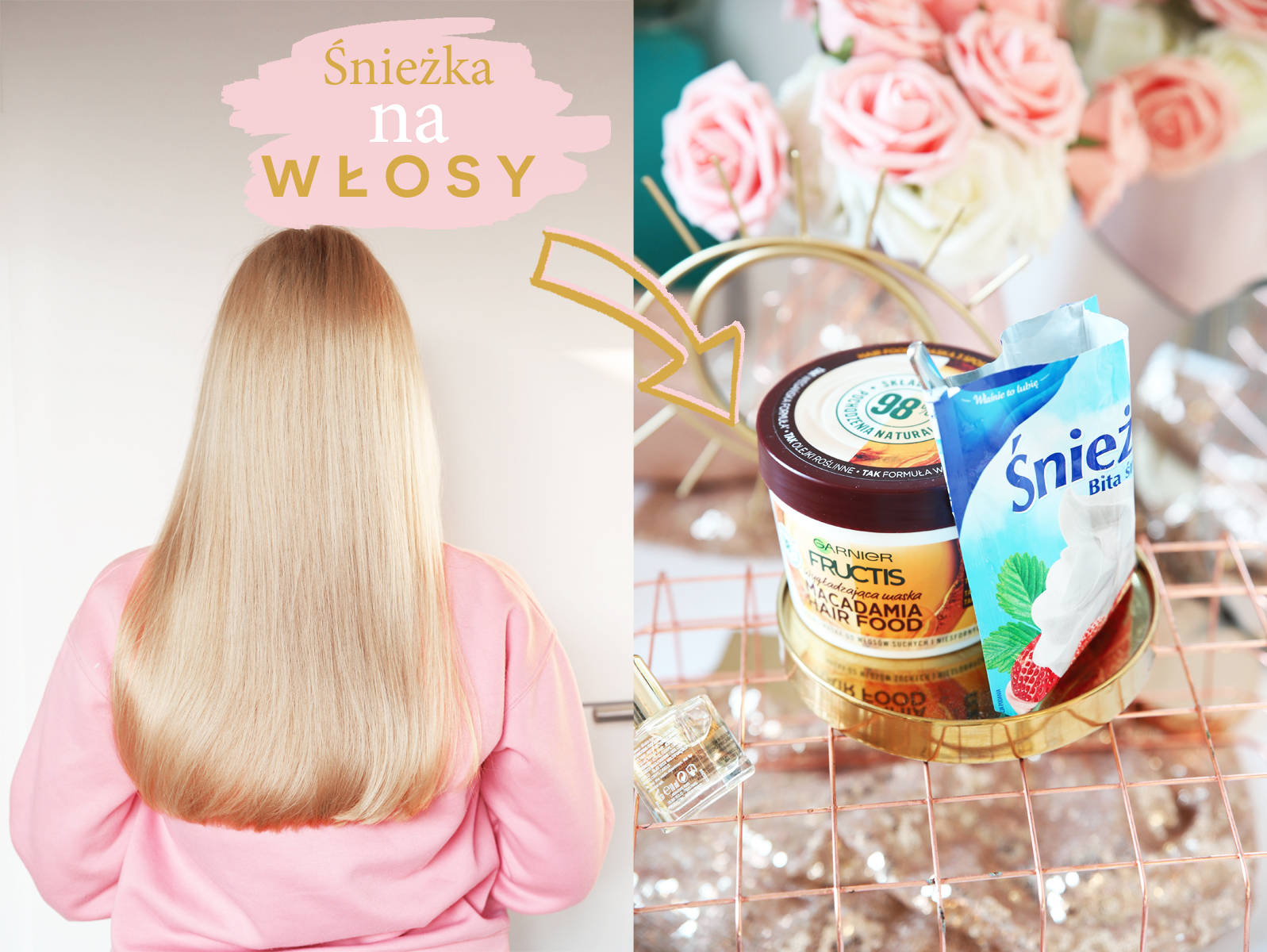 odżywka do włosów blond diy